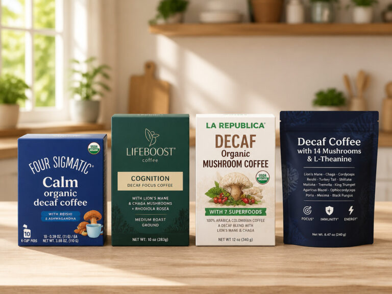 6 Best Caffeine-Free Mushroom Coffees of 2026