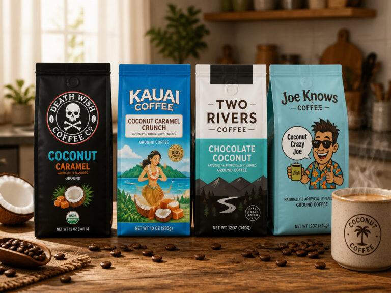 4 Best Coconut Flavored Coffees of 2026