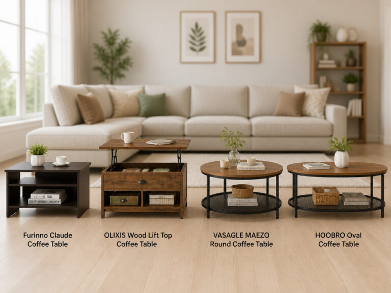 5 Best Coffee Tables for L-Shaped Sofas 2026