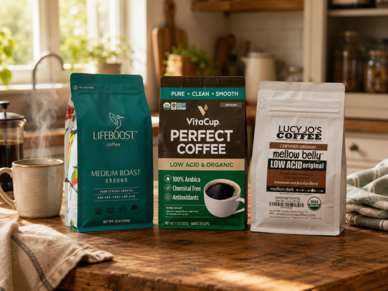 7 Best Coffees for Acid Reflux 2026