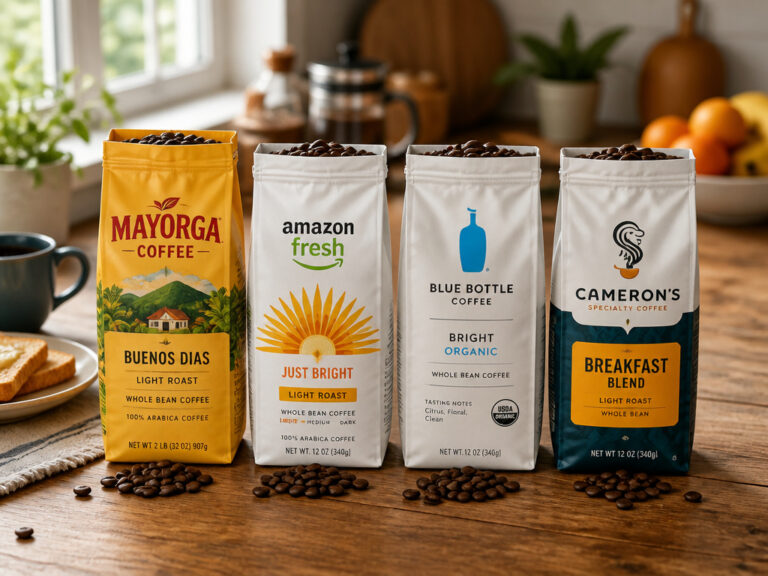 5 Best Light Roast Whole Bean Coffees of 2026