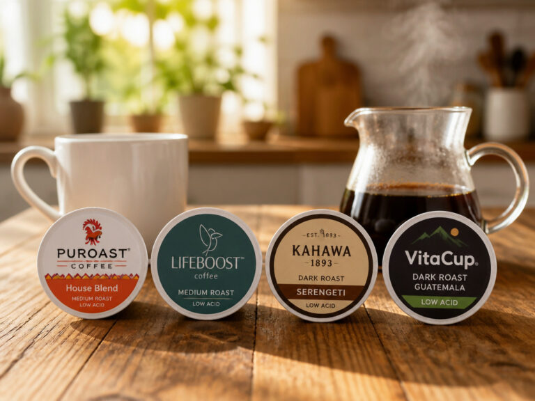8 Best Low Acid Coffee K-Cups of 2026