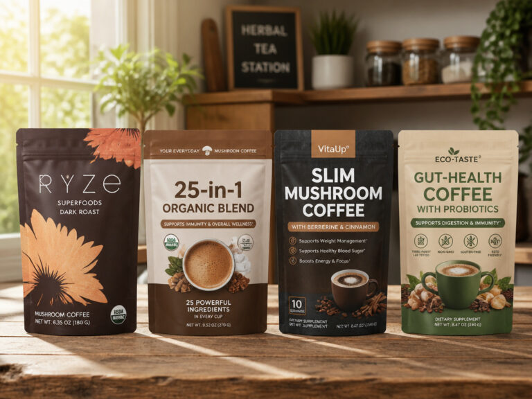 8 Best Mushroom Coffee for Bloating & Weight Loss 2026