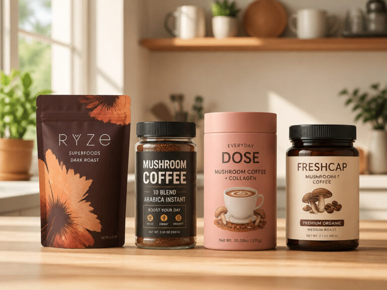 8 Best Mushroom Coffee for Cortisol 2026