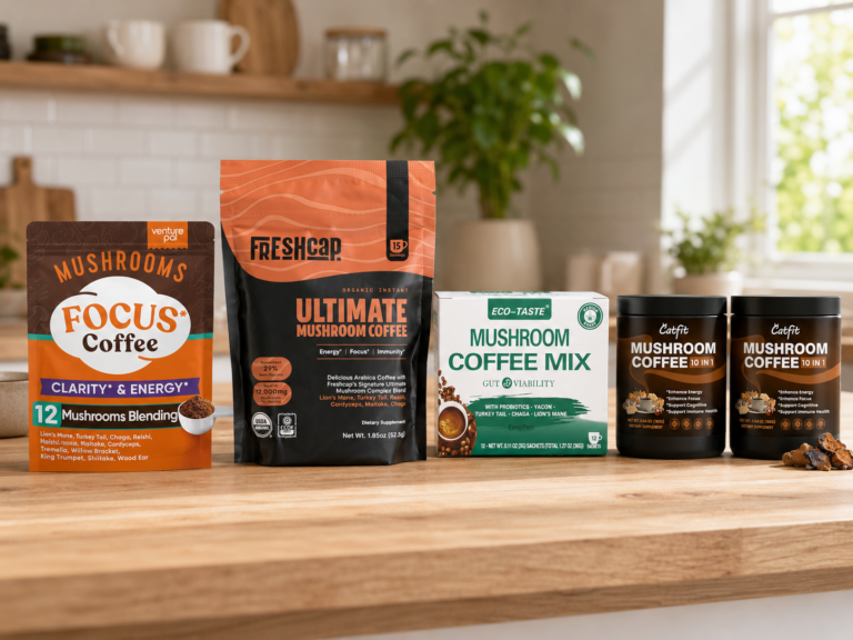 7 Best Mushroom Coffee for Gut Health 2026