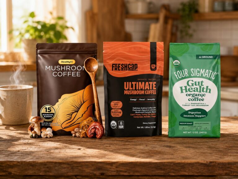 8 Best Mushroom Coffee for Health 2026