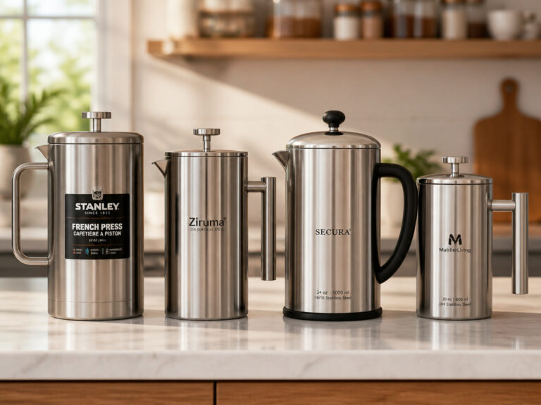 7 Best Stainless Steel French Press Coffee Makers 2026