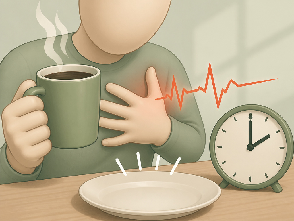 Coffee causing jitters and hunger pangs during intermittent fasting window
