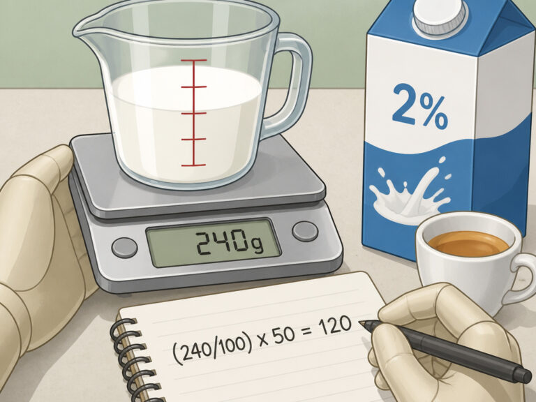 Coffee Latte Calories: Official USDA Data and What Alters Them