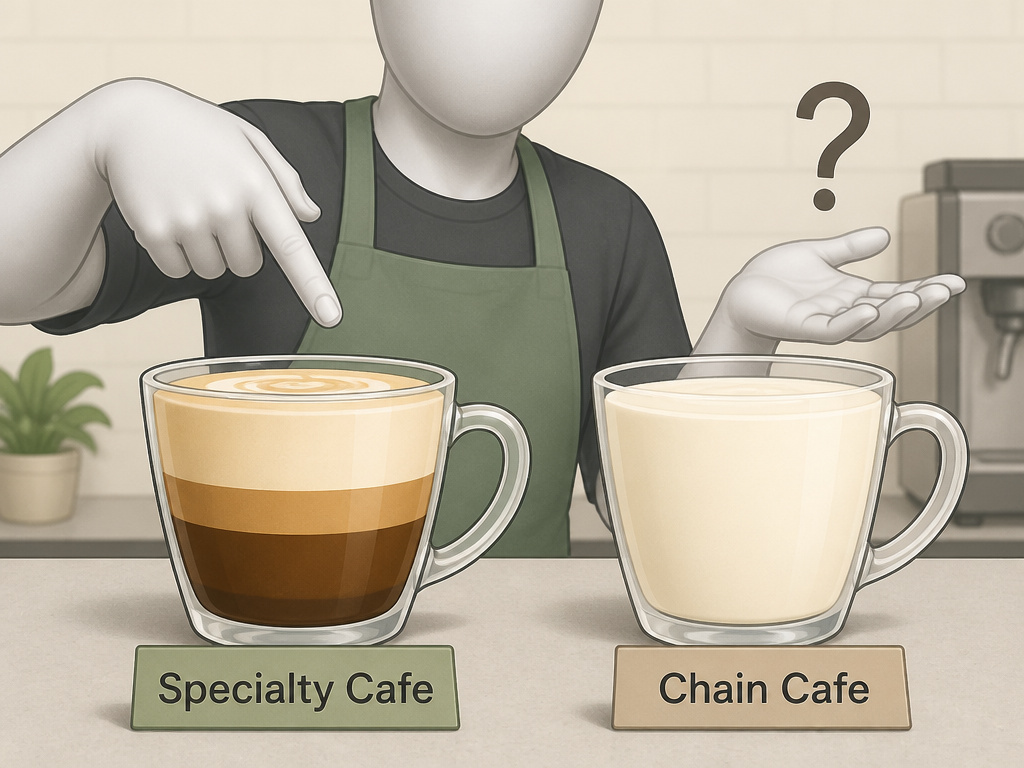 How to order a breve latte correctly at different coffee shops, avoiding confusion.