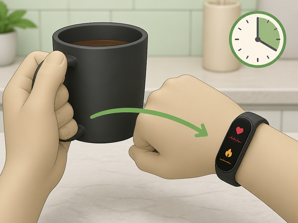 Using black coffee before exercise to maximize fat burning for weight loss.