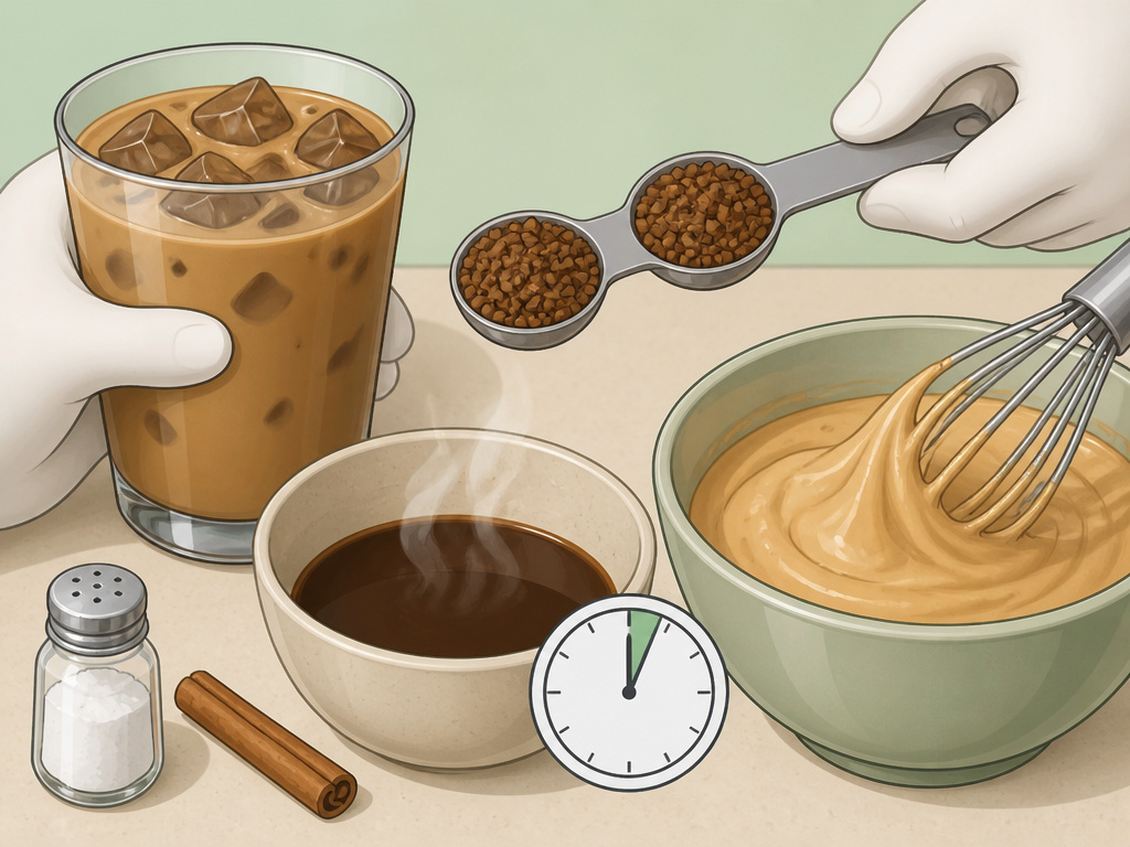 Fixing weak, bitter, or flat iced coffee made with instant granules.