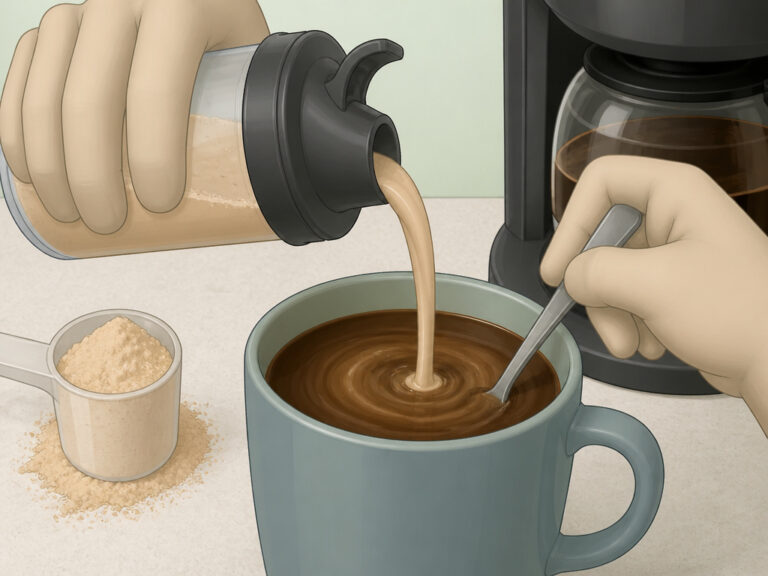 Stop Clumps: Mixing Protein Powder in Hot Coffee Correctly