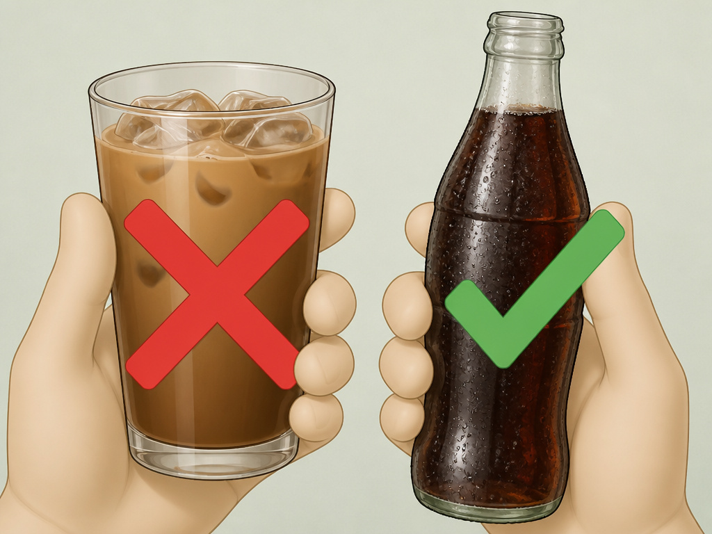 Iced coffee prohibited versus caffeinated soda permitted for Latter-day Saints.