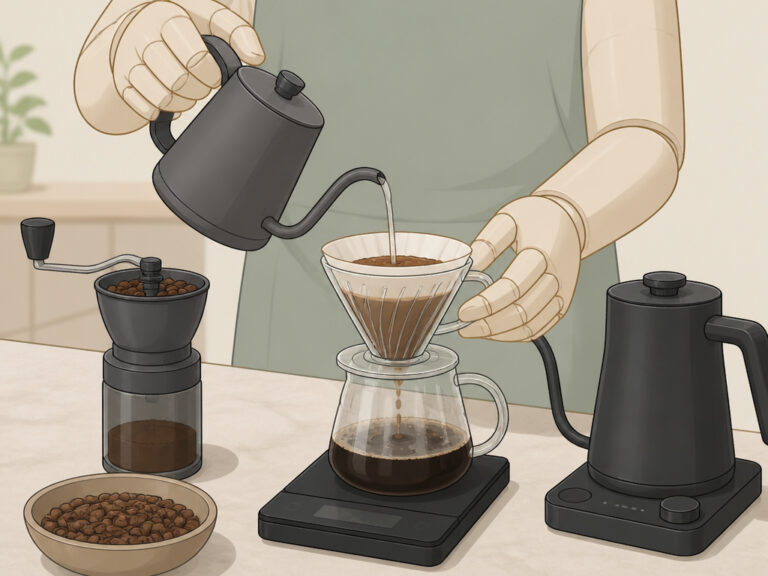 Learn How to Make Coffee Using Fresh Coffee Beans at Home
