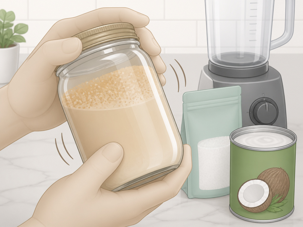 Troubleshooting homemade coffee creamer without condensed milk separation issue