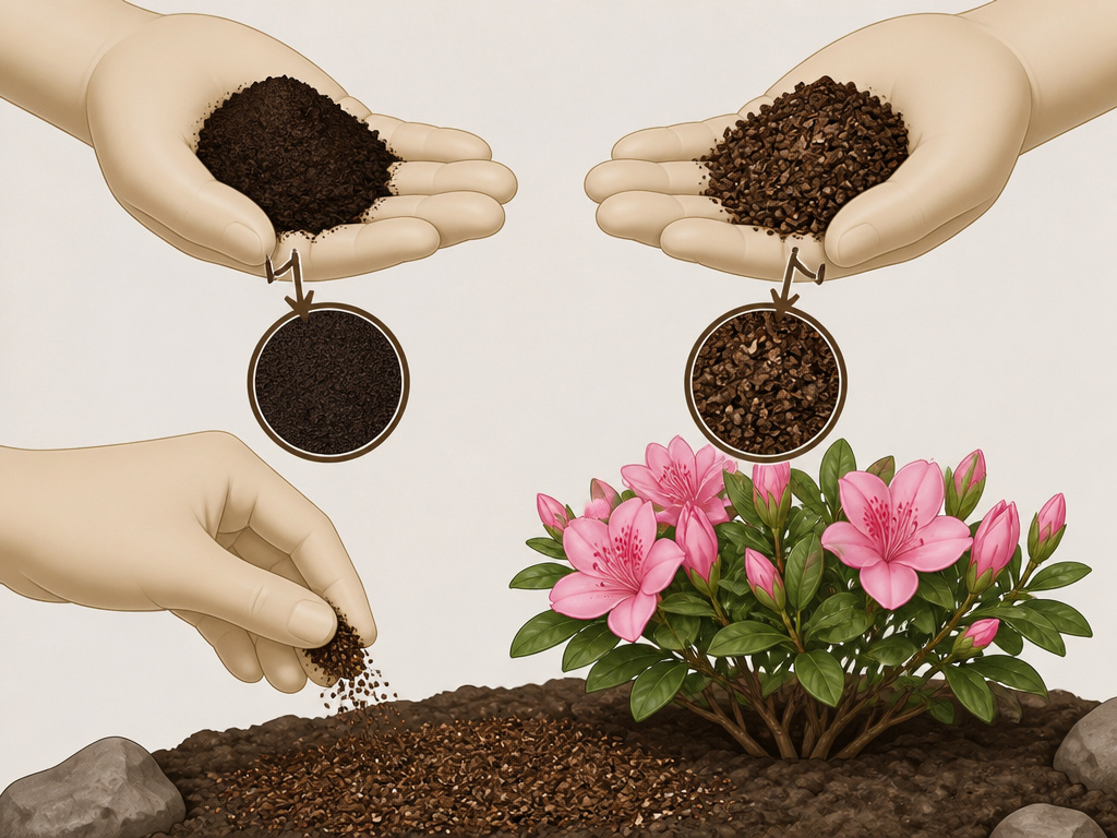 Spent espresso grounds versus coffee grounds being used as a soil amendment for plants.
