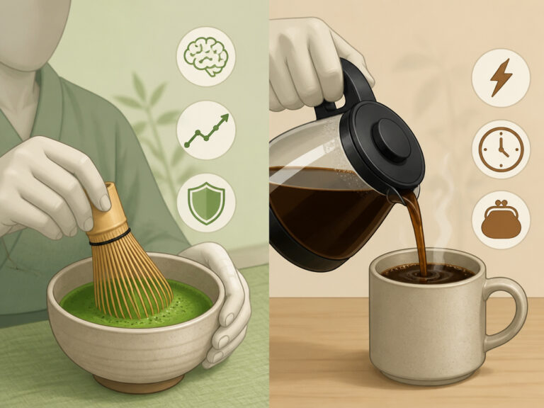 Is Matcha Better Than Coffee? The Data on Energy & Health